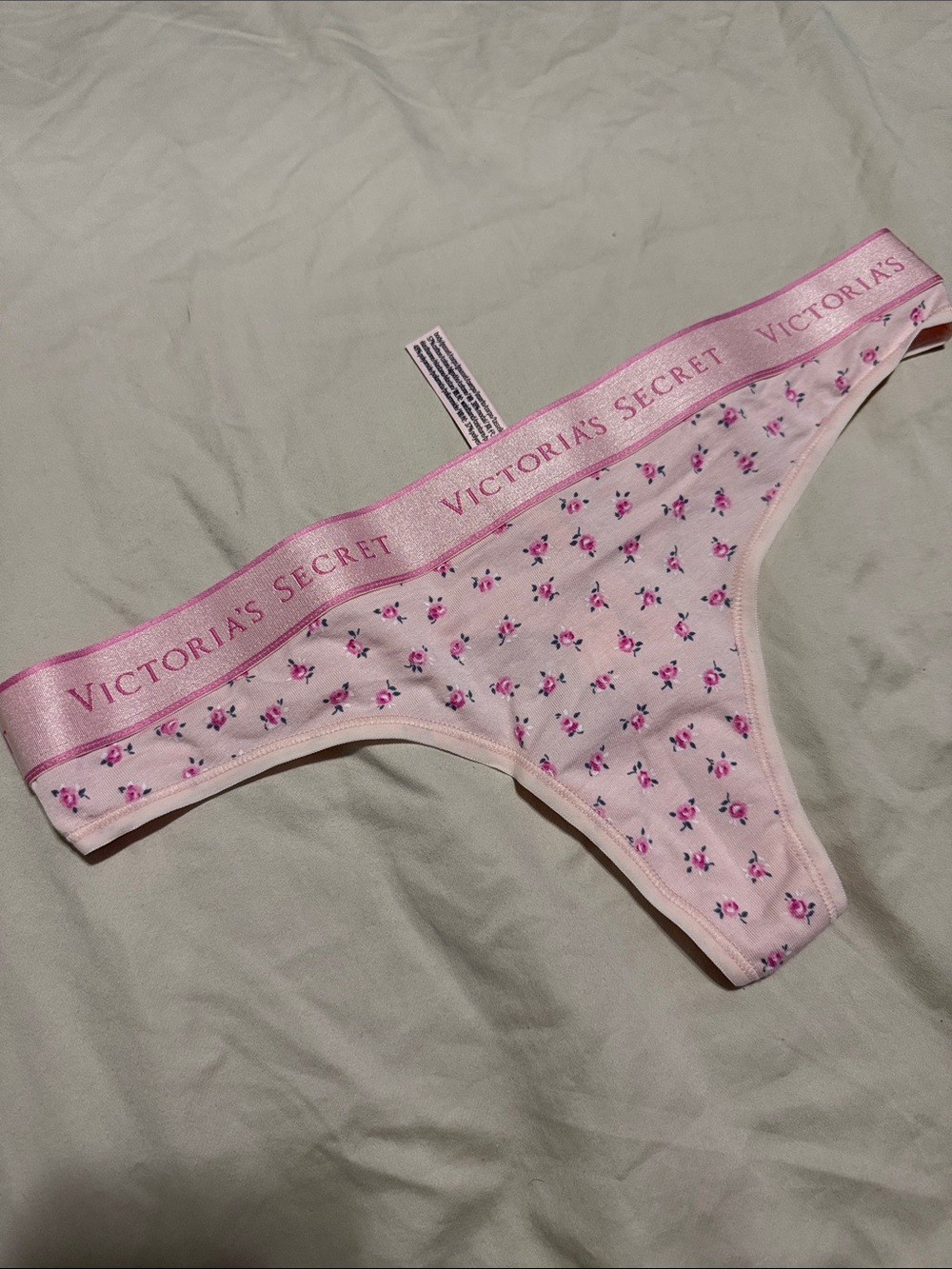 Victoria's Secret Pink Micro Floral Thong